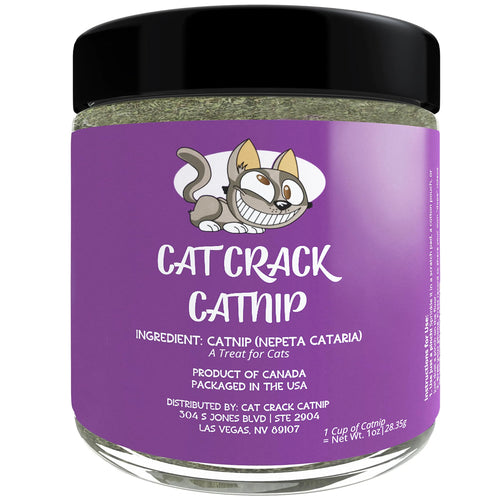Cat Crack Catnip Zoomie - 100% Natural Non-GMO (1 cup)